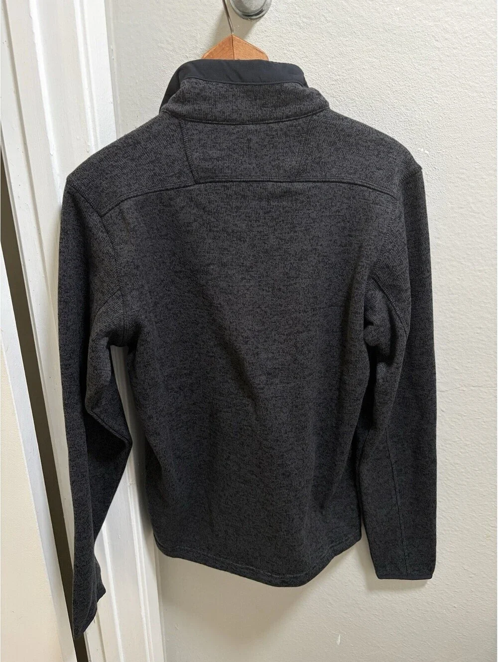 NWT Columbia Men's Half Zip Sweater Weather XS Black Heather